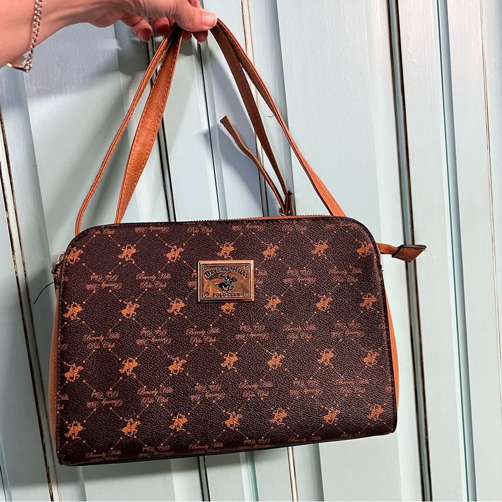 Beverly Hills polo club Brown and Tan Designer Women's Bag